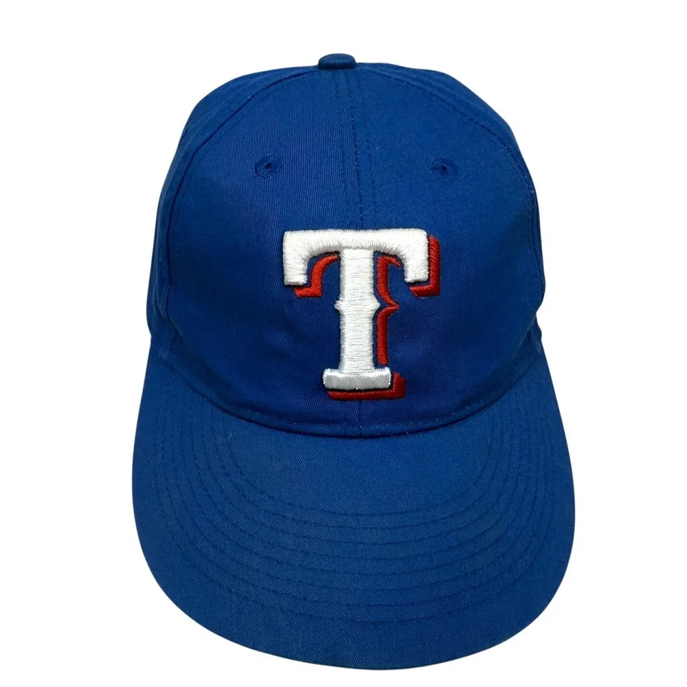 Texas Rangers MLB Baseball Cap Hat Blue Team MLB OC Sports Strapback Size Youth